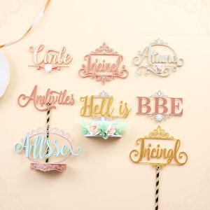 Sublimation Cake Toppers