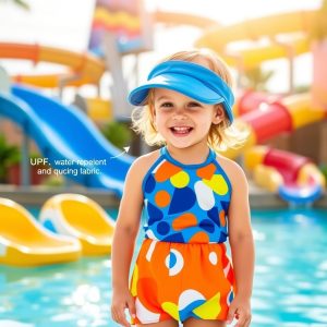 Swim Romper with Visor