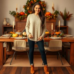 Tunic Top and Skinny Jeans