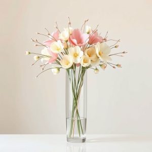 Use Long-Stemmed Faux Flowers