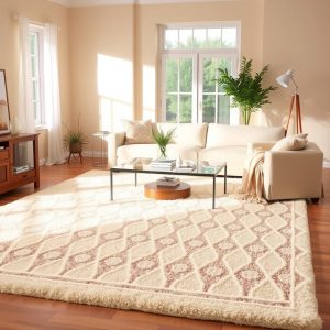 Add a Cozy Rug with Fabric