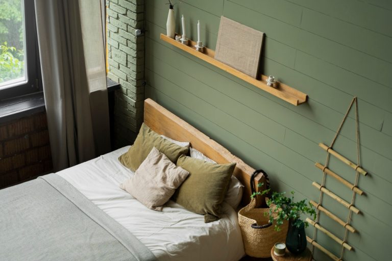 Bedroom Decorating Ideas with Avocado Green