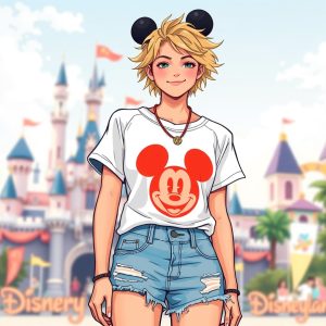 Classic Disney Tee and Denim Shorts