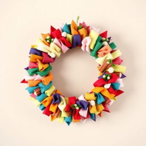 Fabric Strip Wreath