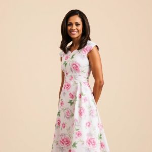 Floral Print Midi Dress