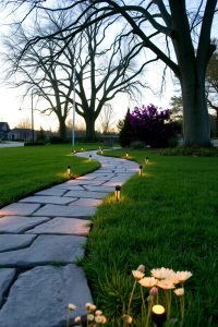 Curved Garden Pathway