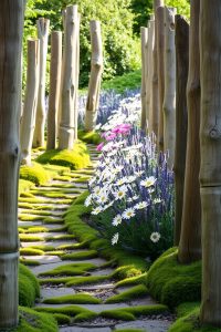 Wood Log Edging