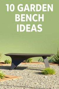 Sculptural or Artistic Bench