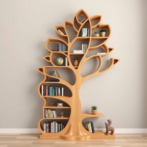 Tree-Shaped Bookcase