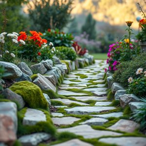 Garden Path with Stones