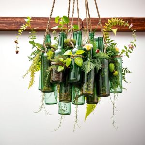 Hanging Bottle Garden