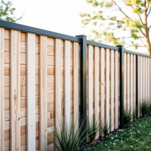 Horizontal Slat Fence