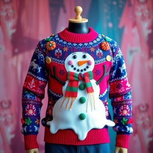 Melting Snowman Sweater