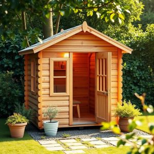 Mini Log Cabin Shed