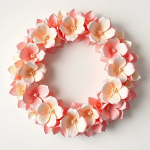 Paper Flower Wreath