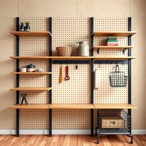 Pegboard Shelf System