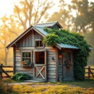 Rustic Barn-Style Shed