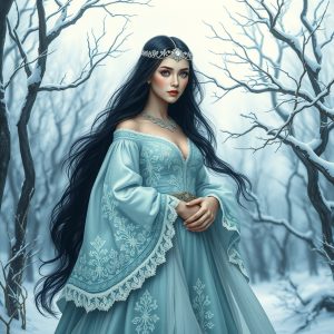 Snowy Folk Queen Look