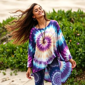 Tie-Dye Tunic with Leggings