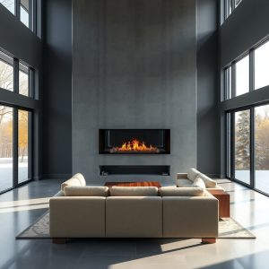 Try a Frameless Gas Fireplace