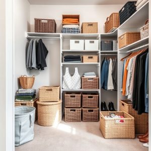 Use Baskets and Bins for Accessories