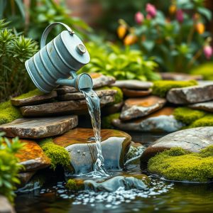 Watering Can Waterfall