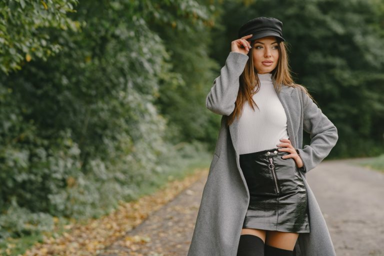 leather skirt outfit ideas