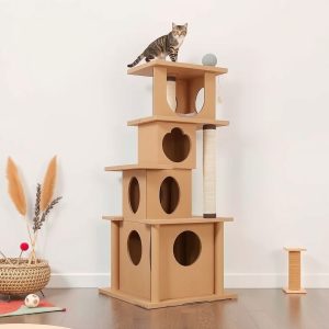 Cardboard Cat Tower