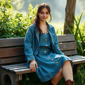 Denim Dress Outfit