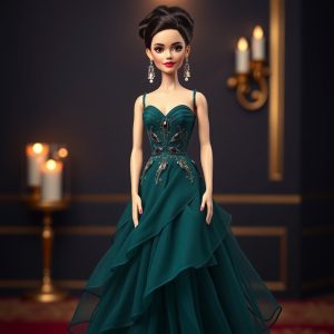 Elegant Barbie Evening Look