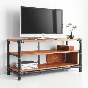 Industrial Pipe TV Stand
