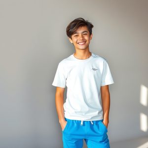 Joggers and a Fitted Tee