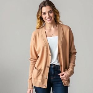 Long Cardigan and Jeans