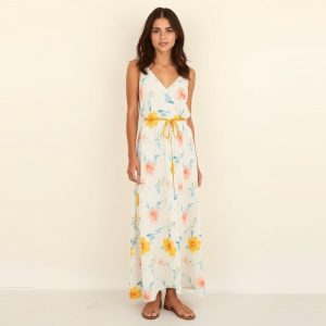 Maxi Dress with Flat Sandals