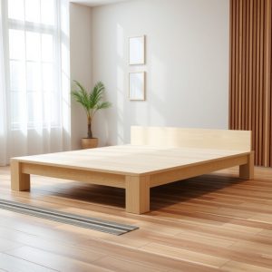 Minimalist Plywood Platform Bed