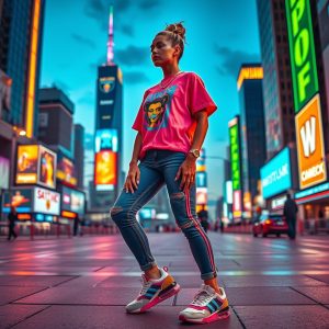 Neon Streetwear Set