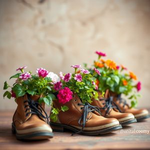Old Shoe or Boot Planters