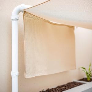 PVC Pipe and Shade Cloth Frame