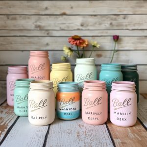 Painted Mason Jars