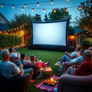 Set Up a Backyard Movie Screen