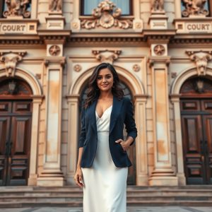 Slip Dress and Blazer