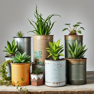Tin Can Planters