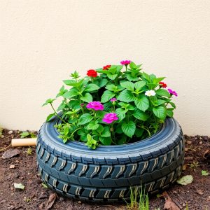 Tire Garden Bed