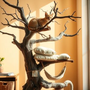 Tree Branch Cat Tree with Natural Look