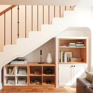 Under-Stairs Shelves