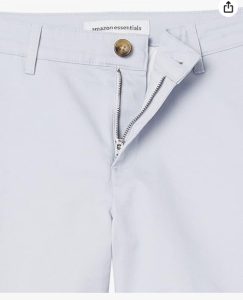 Women's Mid-Rise Slim-Fit Khaki Short