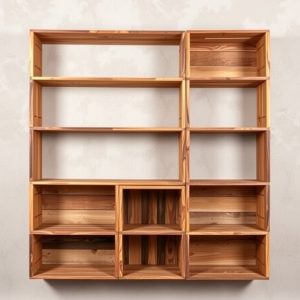 Wooden Crate Shelves