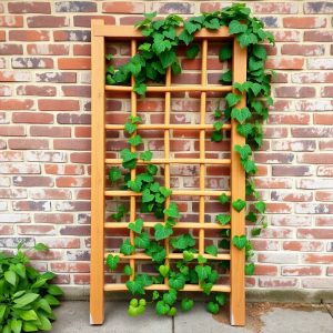 Wooden Ladder Trellis