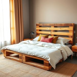 Wooden Pallet Bed Frame