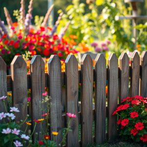 Wooden Pallet Fence
